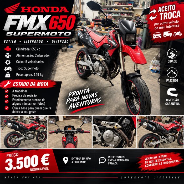 Honda FMX 650 Supermoto