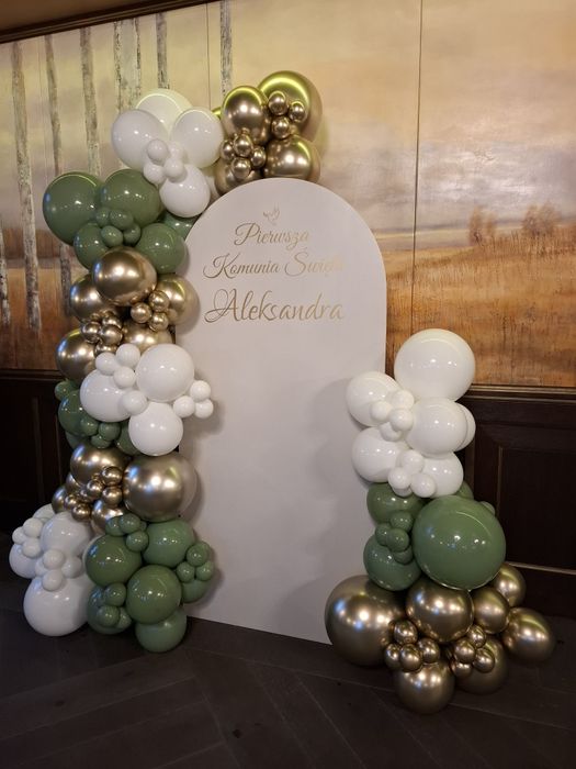 Ścianki balonowe, dekoracje okolicznościowe