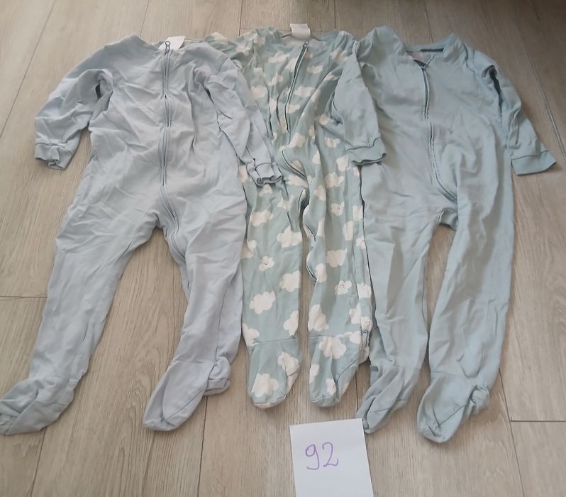 Piżamy Śpiochy H&M roz. 92 stan bdb 3pak