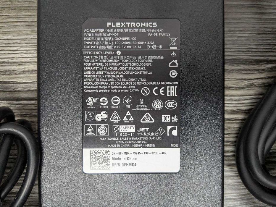 Блок живлення DELL 7.4*5.0mm 130W / 240W зарядка ОРИГІНАЛ