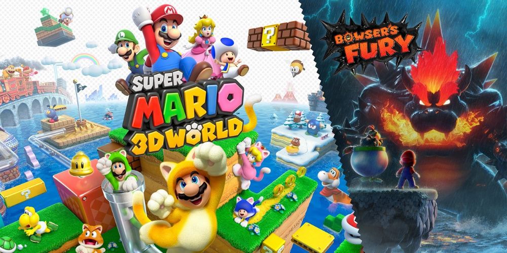Super Mario 3D World + Bowser's Fury Nintendo Switch + Lite = 2 gry