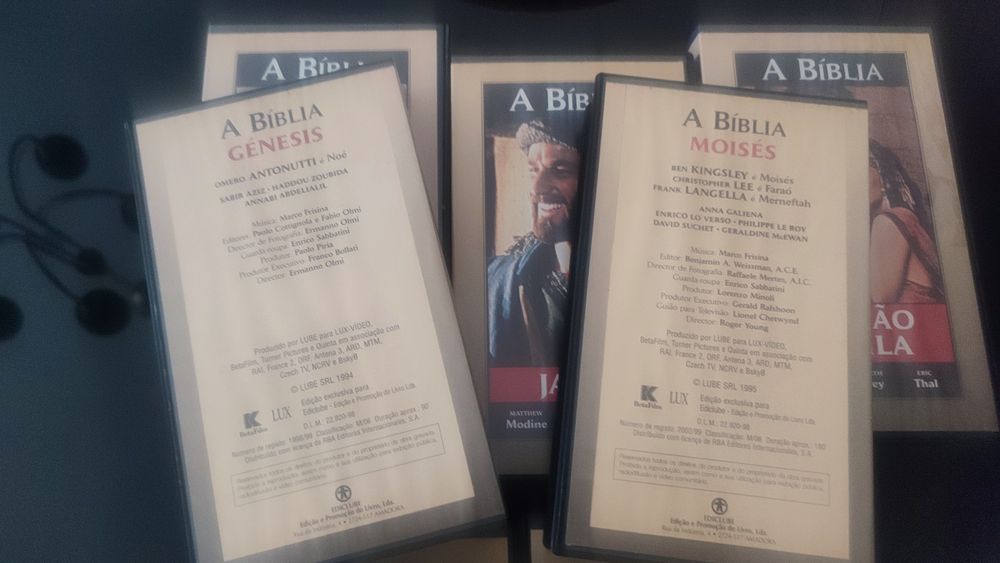VHS Coleção A Bíblia Original.