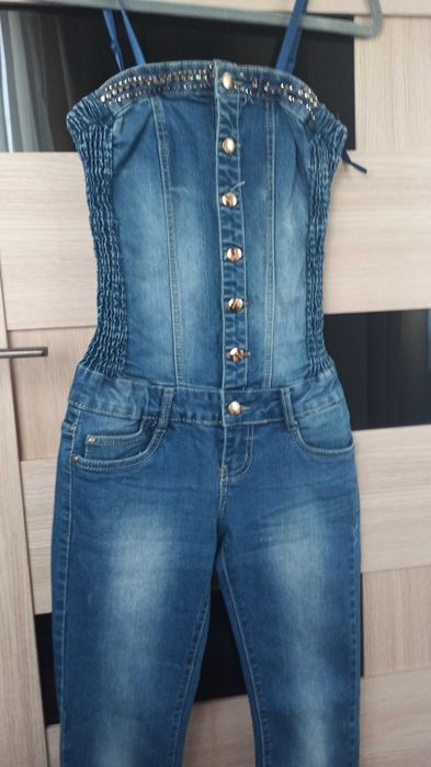 Джинсовий комбінезон