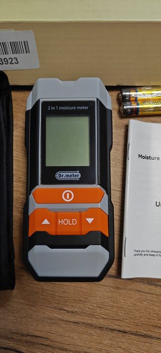 Професійний вологомір 2-в-1 Dr.meter MKL-W01 (голки + сканер)Професійний вологомір 2-в-1 Dr.meter MKL-W01 (голки + сканер)