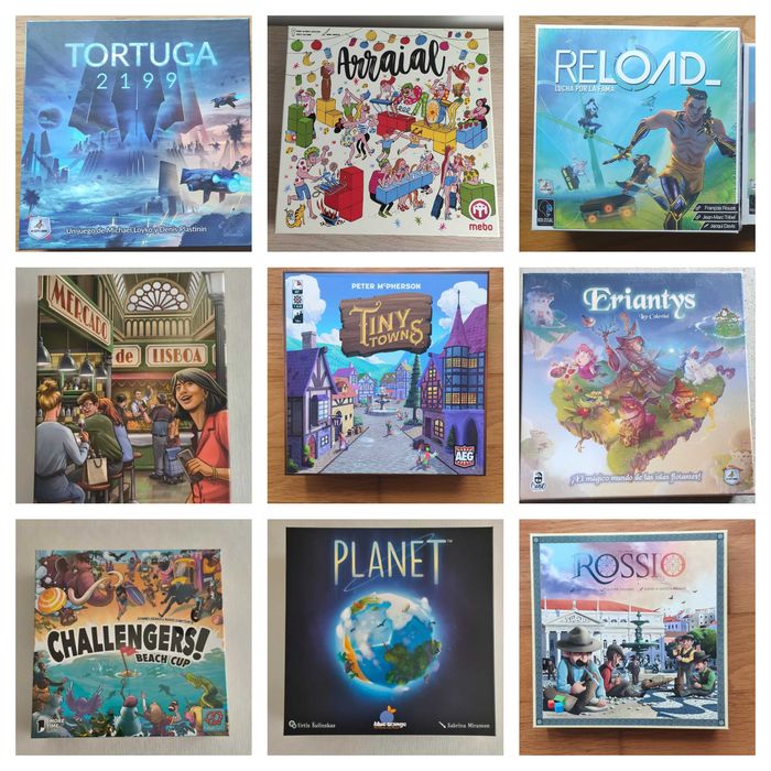 Jogos de Tabuleiro NOVOS e usados poucas vezes