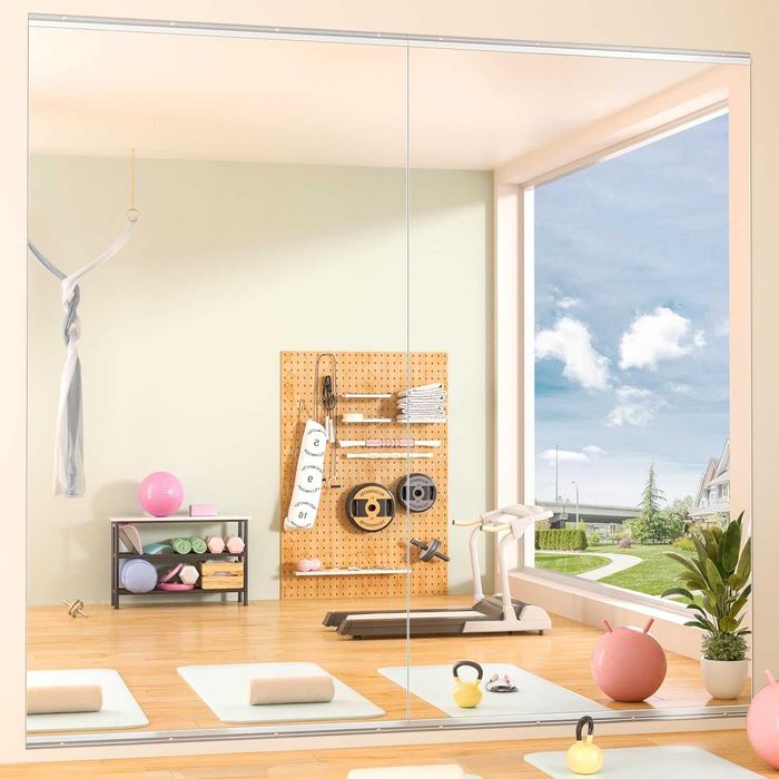 Nowe lustro / bezramkowe / 2szt / 120x60cm / wiszące / lusterko / A3540!