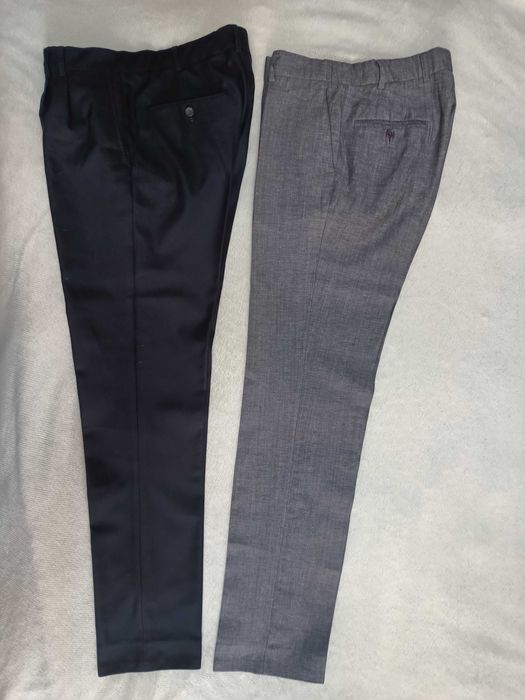 Продам брюки классические мужские, в серых ткань лён