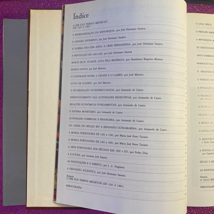 História de Portugal (1245 a 1640) Autor: José Hermano Saraiva