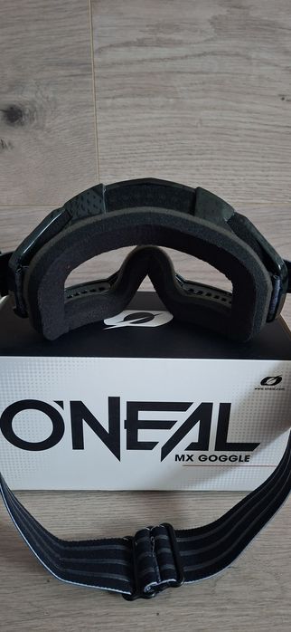 GOGLE O'NEAL Camo v.22 black/red -clear