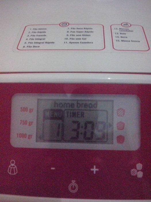 maquina de fazer pão Moulinex