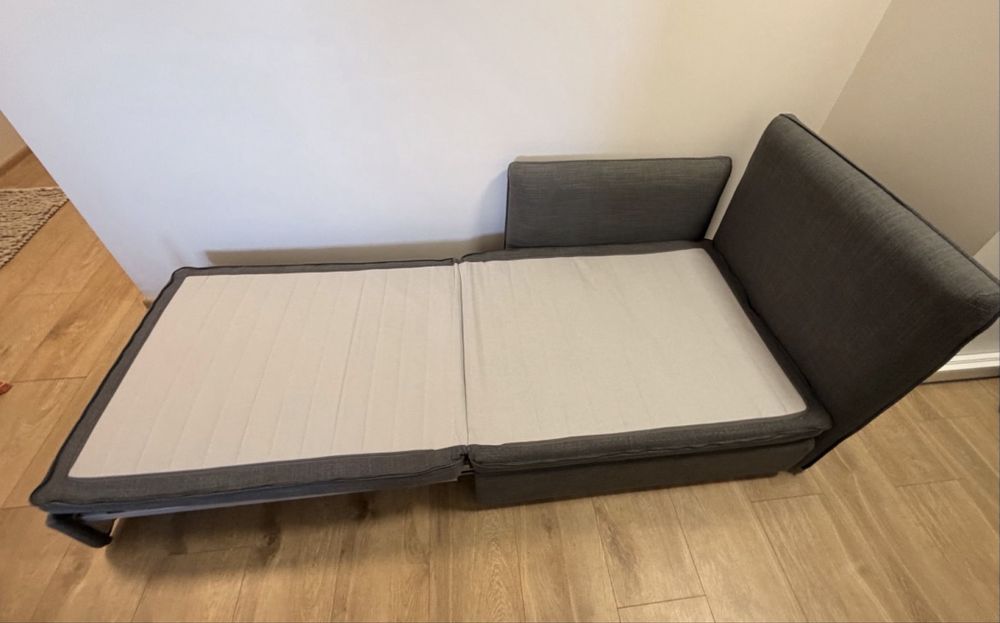 Tapczan łózko Ikea Vallentuna  sofa rozkładana jednoosobowa, wygodna