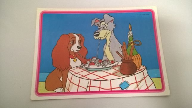 Figuras da Disney - Dama e Cavalheiro (portes incluídos)