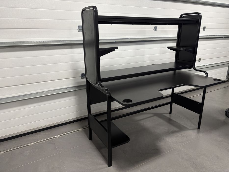 Biurko gamingowe Fredde czarne