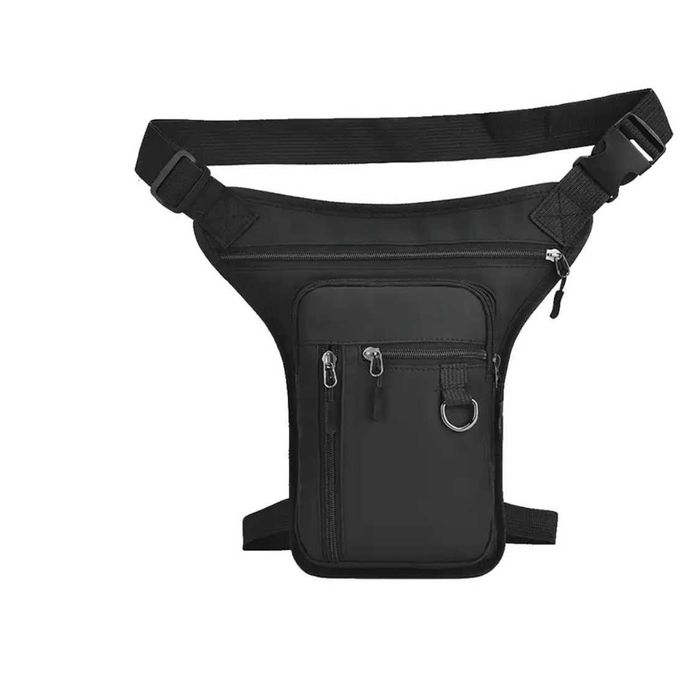 Bolsa de Perna e Cintura Impermeável para Moto - Design Fino Compacto