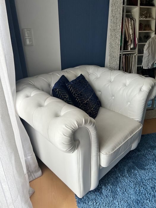 Sofá 1 lugar em Capitone