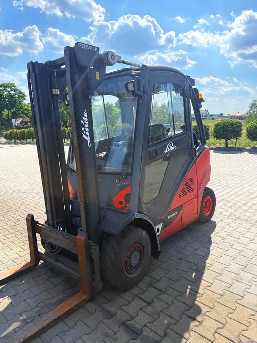 wózek widłowy LINDE H20T/600 EVO LPG kabina klima 2017r pompowane koła