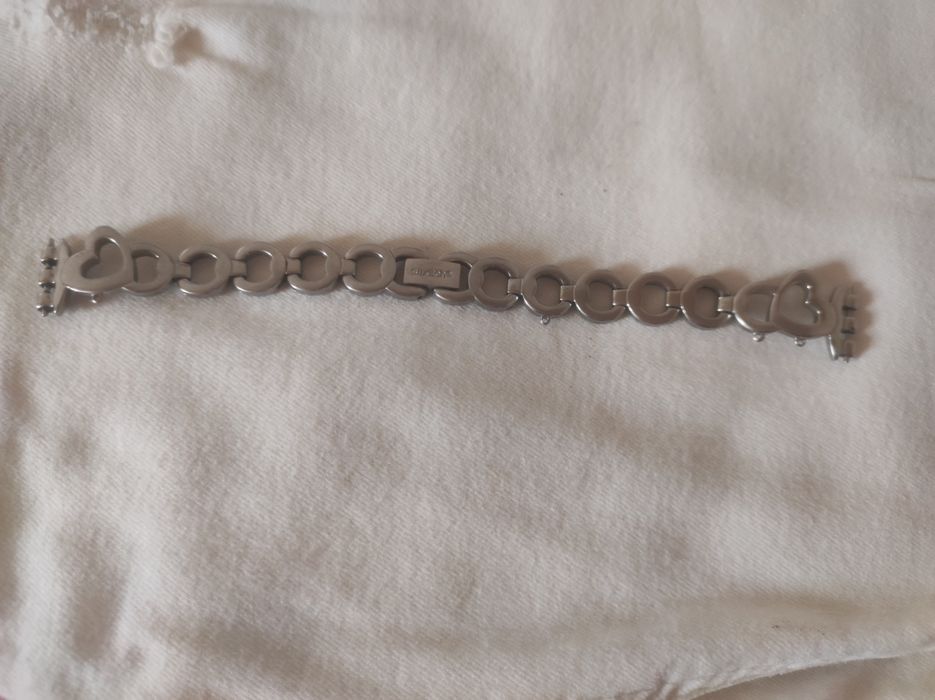 Bracelete Swatch aço inoxidável