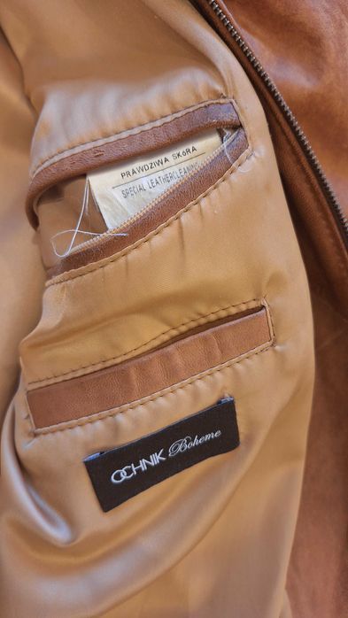 Sprzedam męską kurtkę skórzaną Ochnik