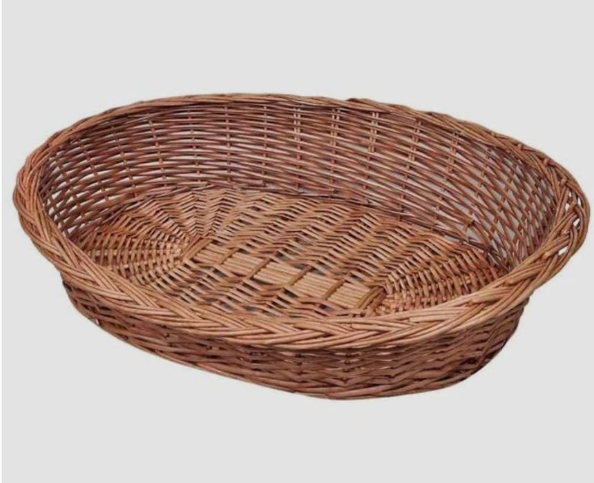 Wiklinowy kosz/legowisko dla psa, naturalne, 90 cm
