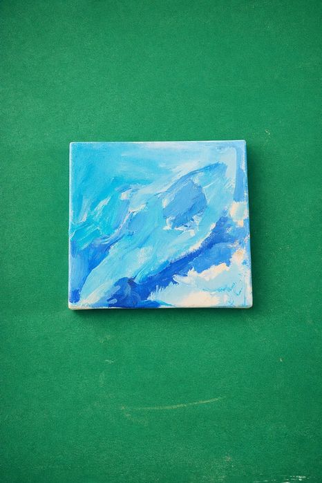 Авторська абстрактна картина, ручна робота. «Подих океану»