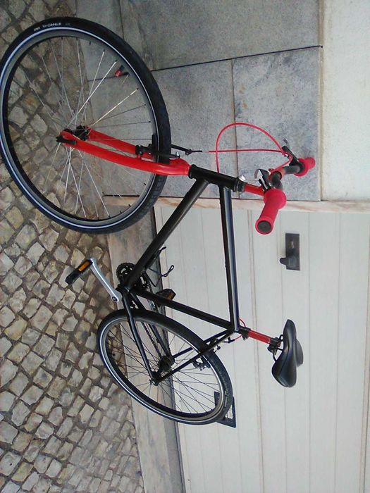 bicicleta roda 26" single speed     pneus novos