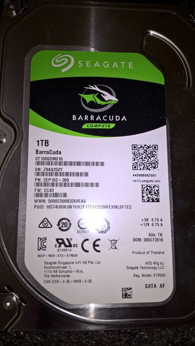 seagate barracuda 1tb - купити комплектуючі для ПК - Ціна на OLX.ua