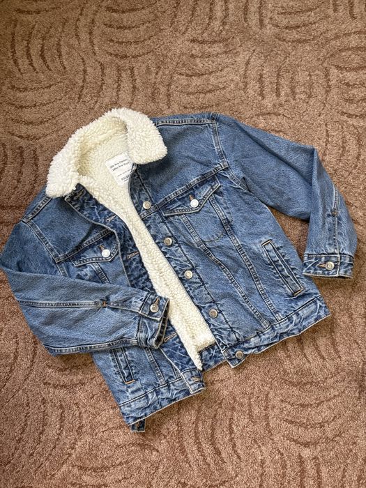 Джинсова куртка з утепленням