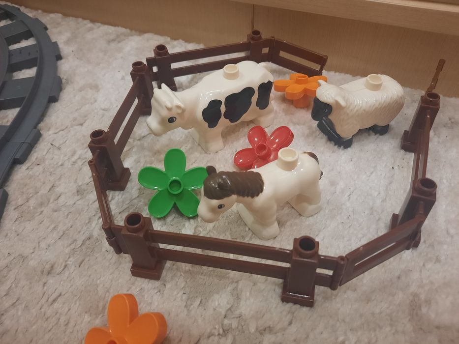 Конструктор jixin поезд рельсы, звук свет