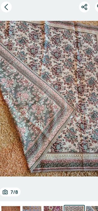 Obrus żakardowy kapa  PRL  150cmna 150cm  idealny stan. 2szt