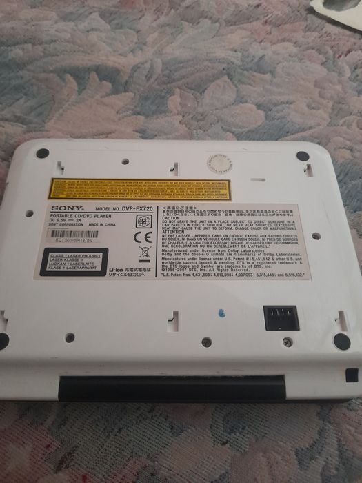 Dvd portatel em bom estado
