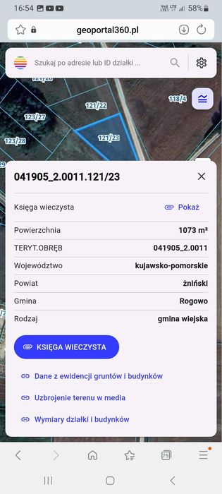 Działka budowlana IZDEBNO
