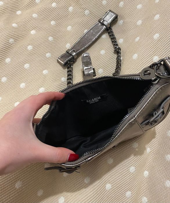 Mala prateada Pull&Bear