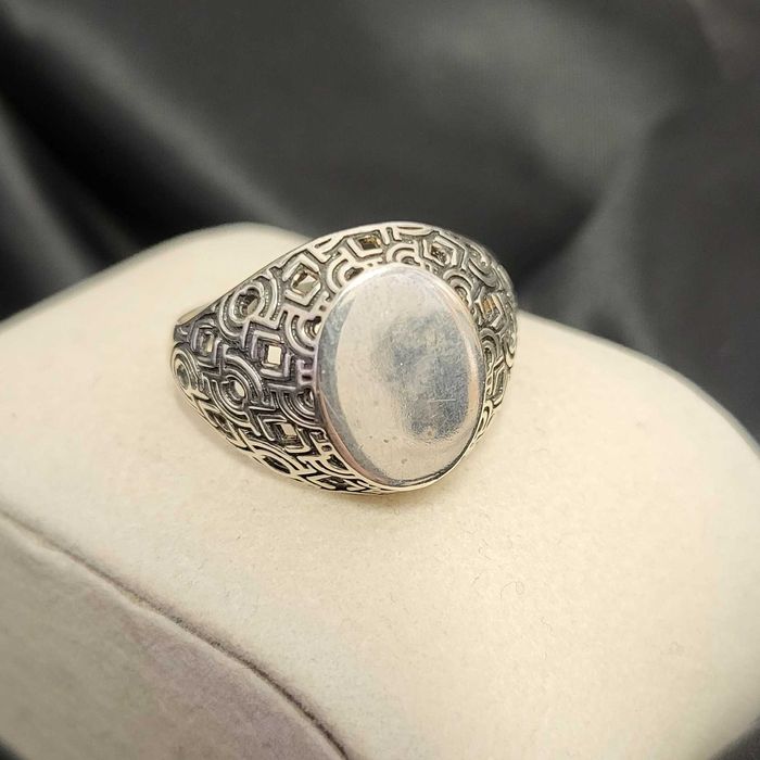 srebrny sygnet próby 925