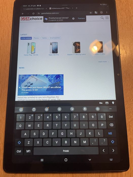 Tablet Samsung Tab A7 SM-T500