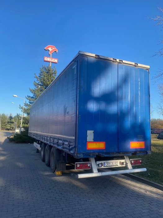 Krone  KRONE Naczepa I Plandeka I Standard I Składany dach I Podnoszona oś