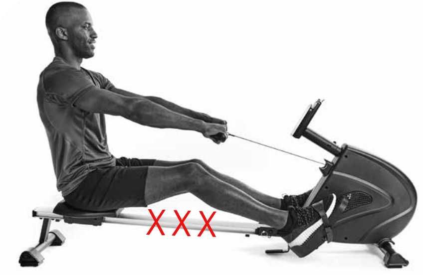 Wioślarz BEZ szyny magnetyczny ergonometr do wiosłowania MOCNY DEMO