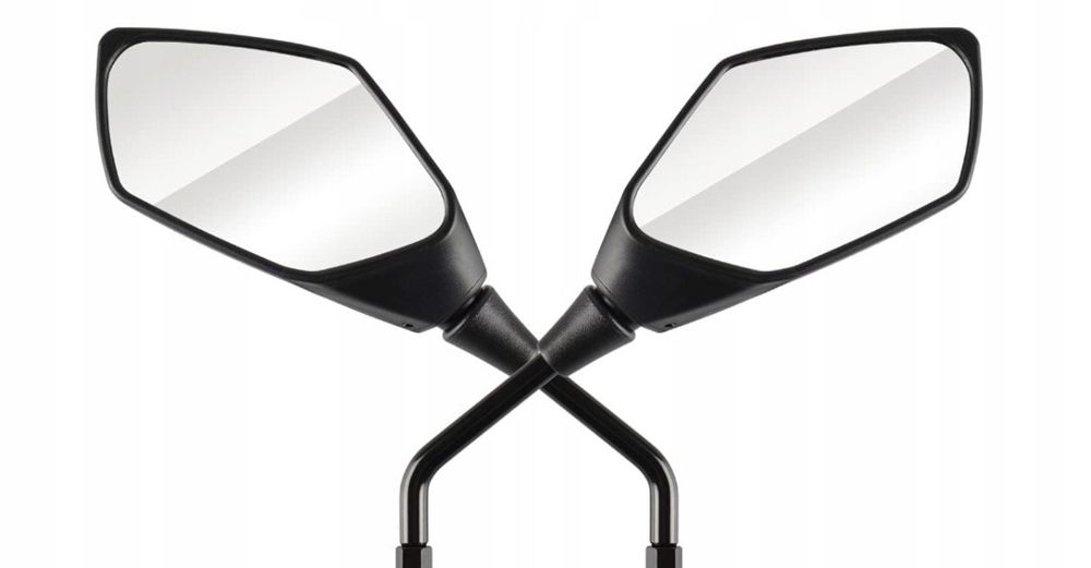 Uniwersalne lusterka motocykl, quad- metalowe ramię+szkło
