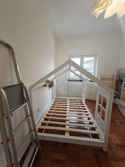 Cama de criança "casinha" 120x209