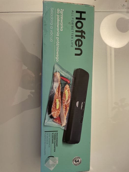 Zgrzewarka do pakowania próżniowego.