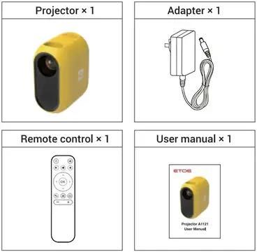 Projektor LED WiFi Bluetooth – HDMI USB | iOS Android
