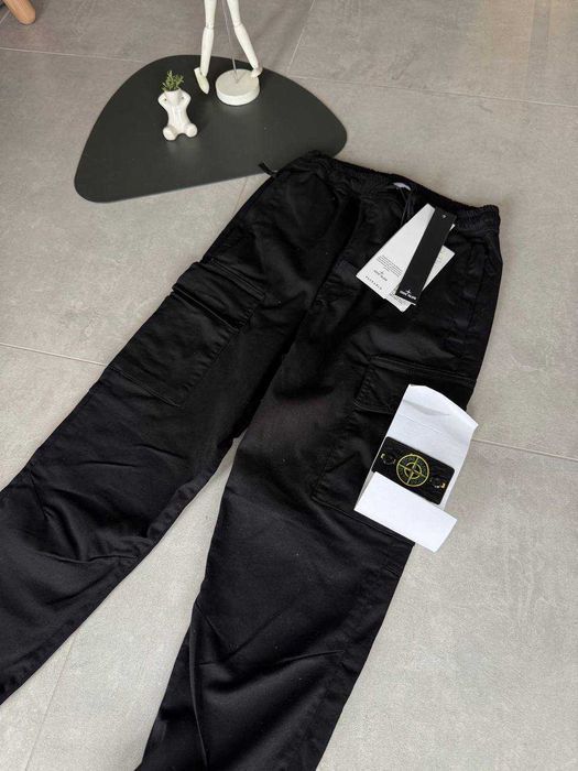 Чоловічі Штани карго Stone Island Black