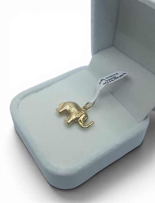 Złota zawieszka Słoń 585p 14K 1,24 g