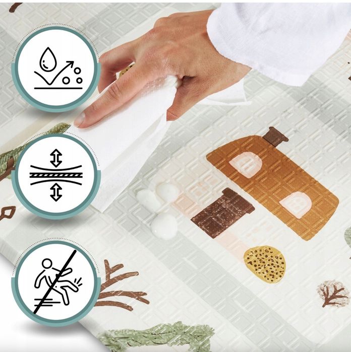 Mata edukacyjna piankowa dwustronna 180 x 130 cm