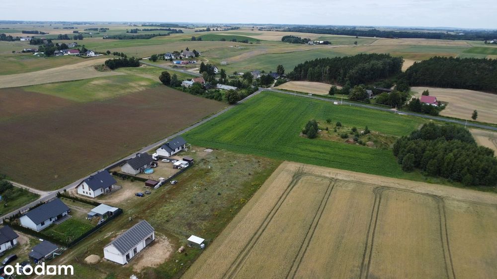 Działki z MPZP  - 5km od Tucholi