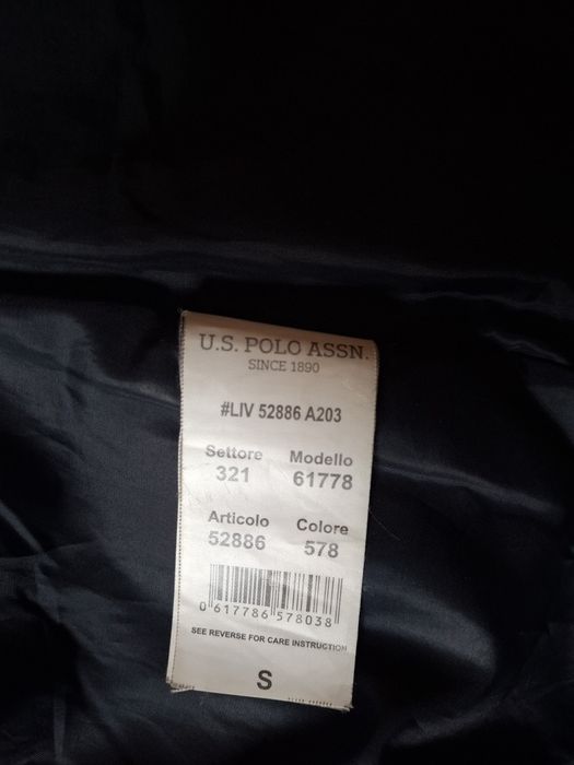 Чоловіча/Унісекс куртка U.S. Polo Assn. (оригінал, розмір S) зимова / демісезонна