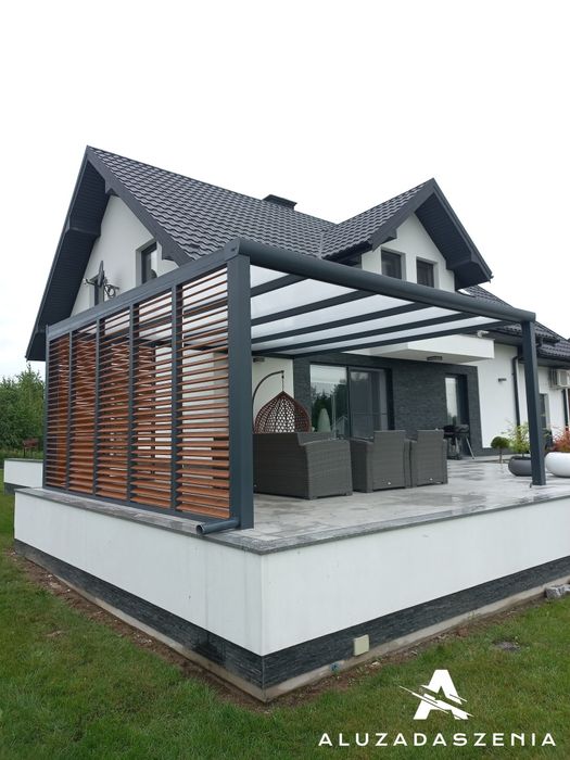 Aluminiowe zadaszenie tarasu, Pergola