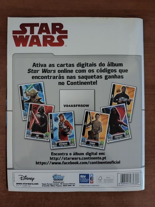 Revista star wars force attax completa