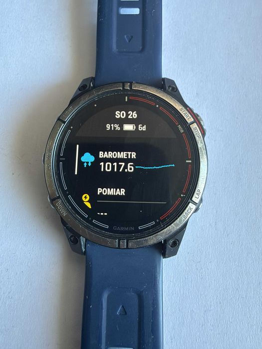 Garmin quatix 7 Sapphire AMOLED 47 mm – wersja tytanowa, Multi-Band GPS