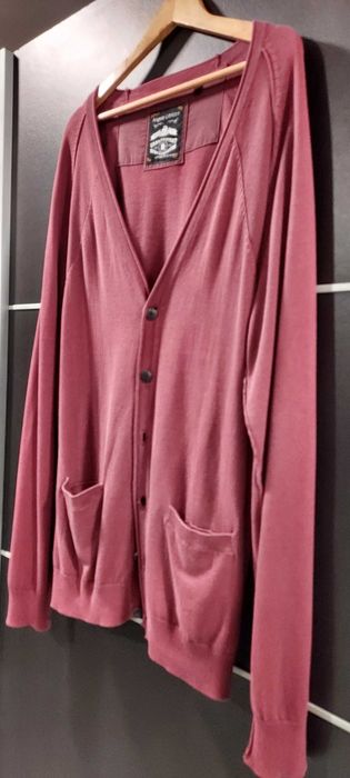 Casaco informal de cor bordeaux para homem