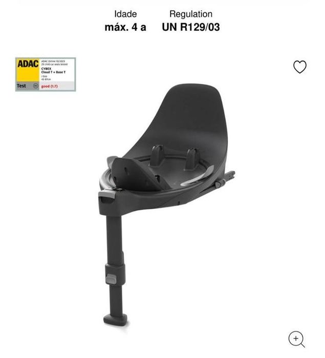 Conjunto carrinho de bebé cybex